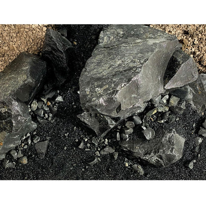 Fluval Black Basalt Stone Rock Aquarium Fish Tank Aquascaper Mega Kit