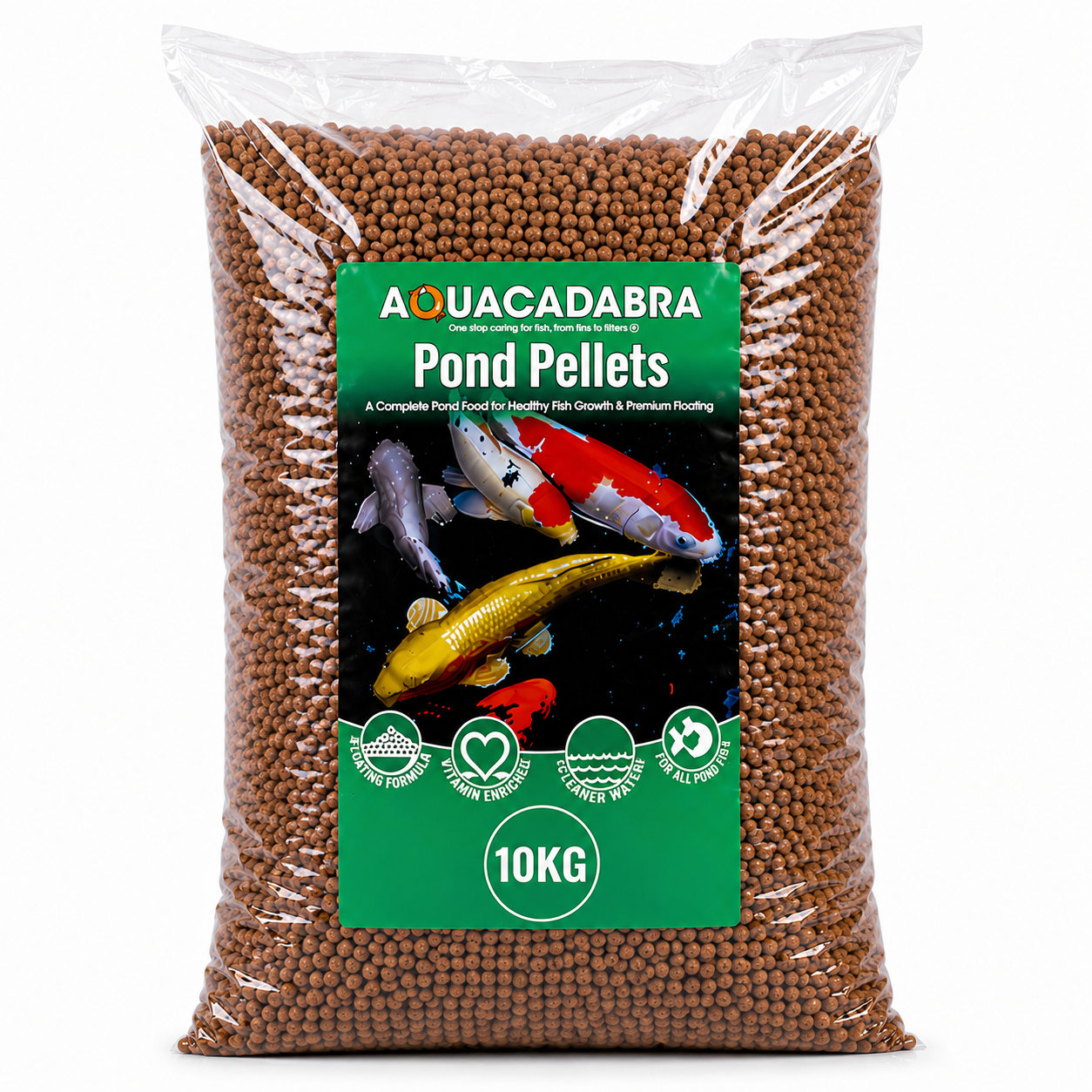 Aquacadabra Floating Premium Fish Food 5mm Pond Pellets