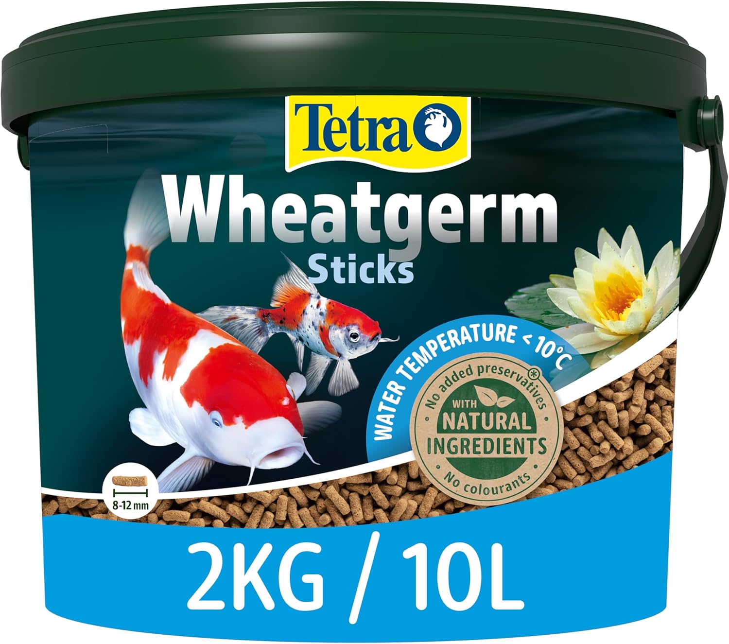 Tetra Pond Wheatgerm Sticks 2kg 10L Bucket