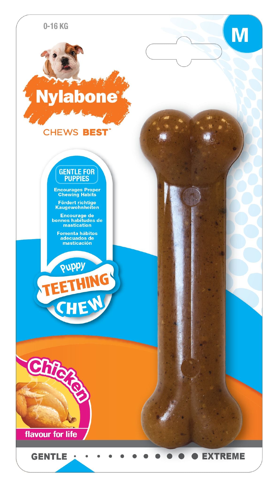 Nylabone Puppybone Chicken Medium
