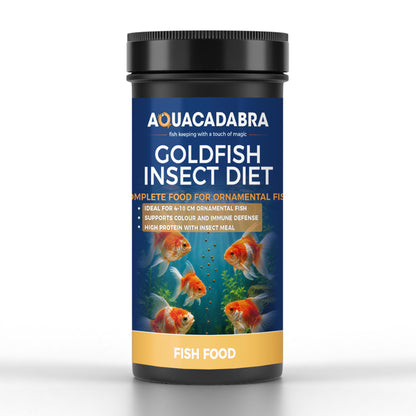 Aquacadabra Goldfish Insect Diet Sinking Granules Fish Food 125g 500g