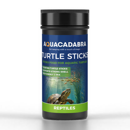 Aquacadabra Reptile Aquatic Turtle Food Floating Sticks Complete Diet 65g 260g
