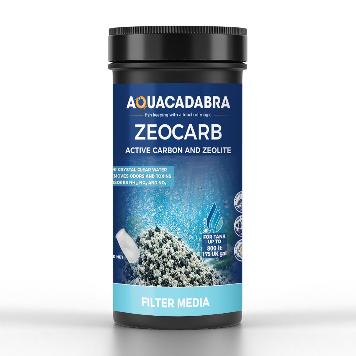 Aquacadabra Zeocarb Aquarium Filter Media Zeolite Freshwater Marine Fish Tank