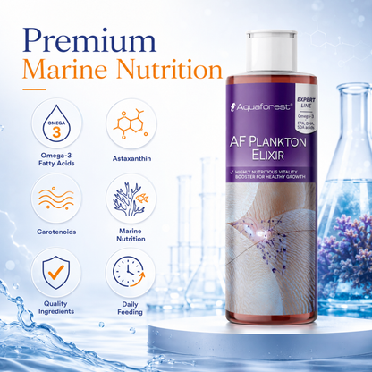 Aquaforest Plankton Elixir Premium Liquid Reef Food Omega-3 Coral Growth 250ml