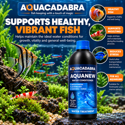 Aquacadabra Aquanew Water Conditioner Fish Shrimp Marine 250ml 500ml 1L