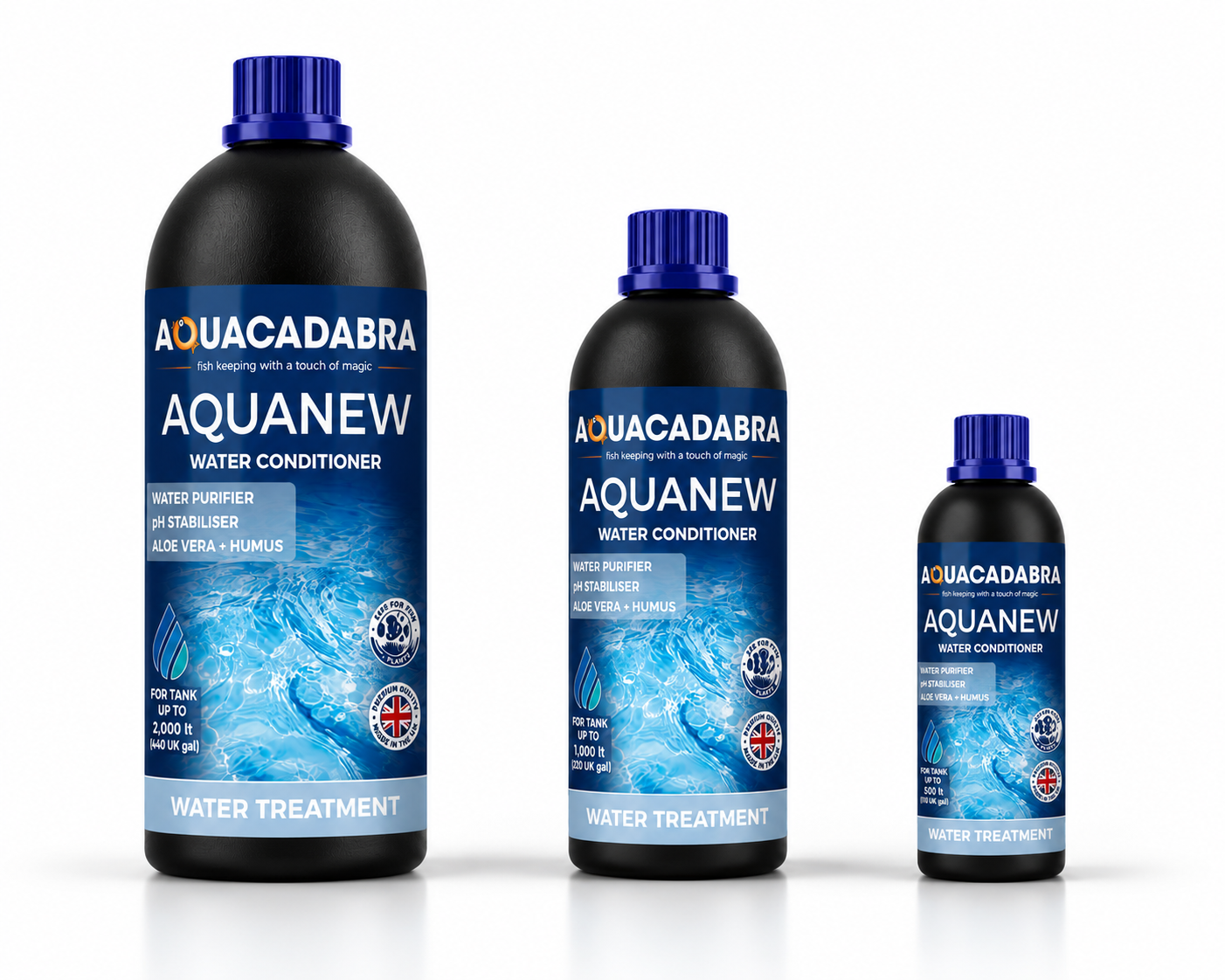 Aquacadabra Aquanew Water Conditioner Fish Shrimp Marine 250ml 500ml 1L