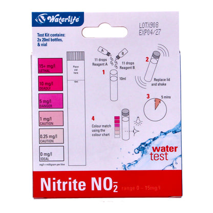 Waterlife Nitrite NO2 Water Test