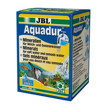 JBL Aquadur 250g – Mineral Salt for RO Water | Raises KH GH | Treats 3000L