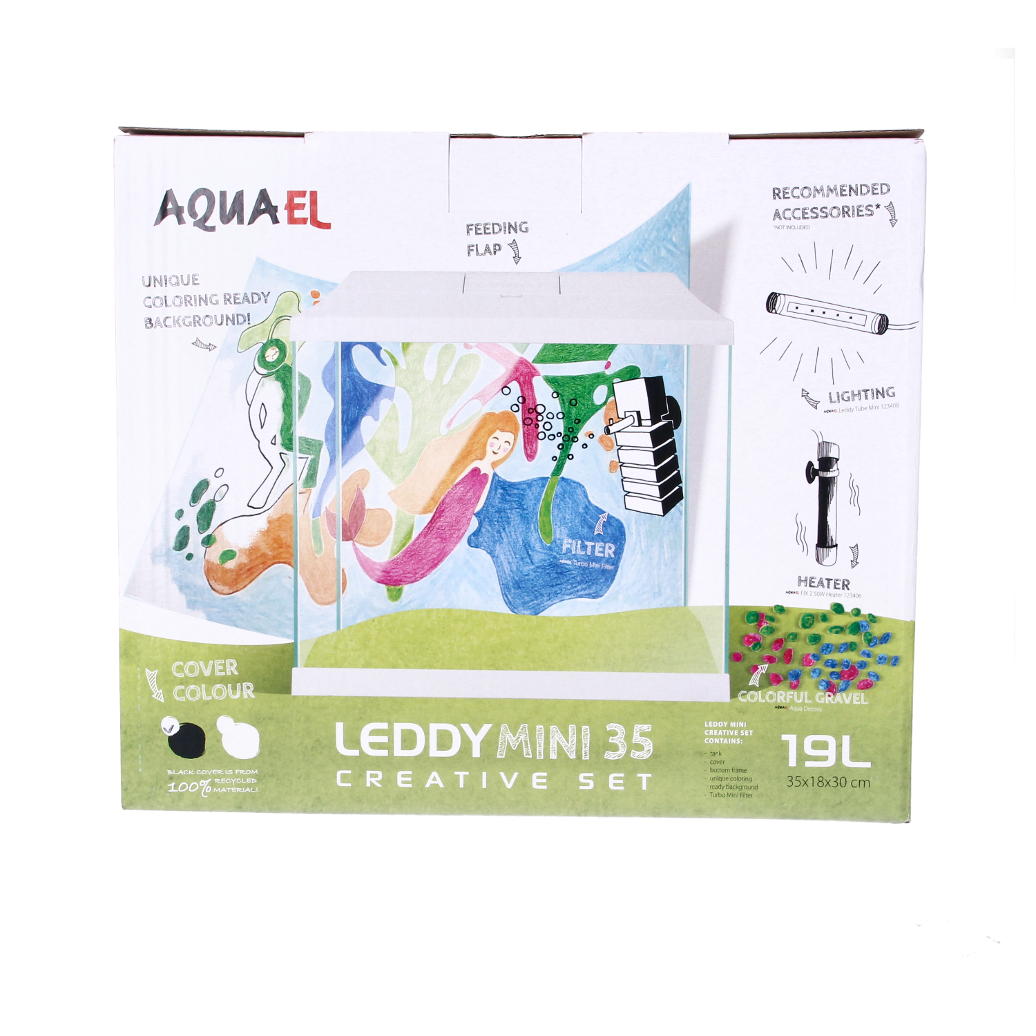 Aquael Leddy 19L Mini Aquariums