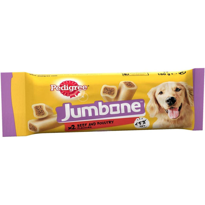 Pedigree Jumbone Beef and Poultry 2pk