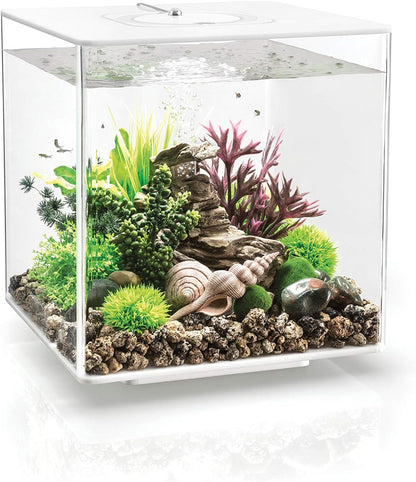 biOrb Cube 30 Acrylic Aquarium Fish Tank 30L with MCR LED – Black or White 