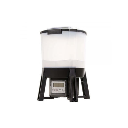 AquaForte 6Ltr Solar Powered Auto Fish Feeder Outdoor