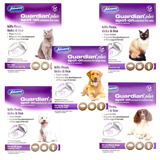 Guardian Plug Spot-On Triple Action Cats & Dogs Flea Tick Treatment