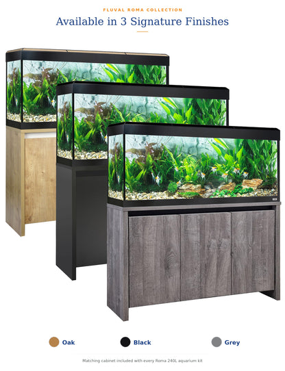 Fluval Roma 240 BT LED Aquarium & Cabinet