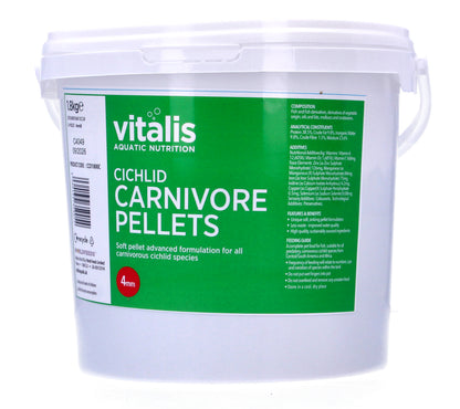 Vitalis Cichlid Carnivore Pellets - 4mm Pellets