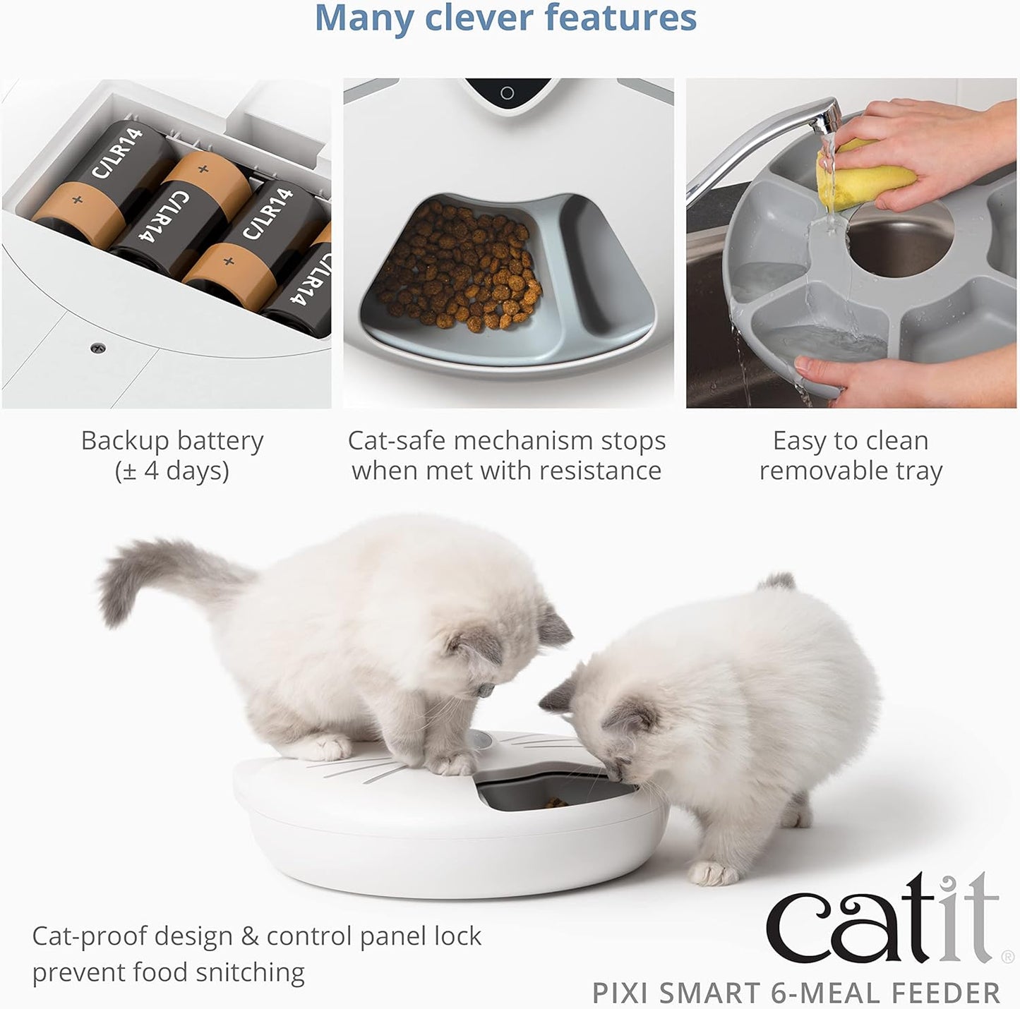 Catit Pixi Smart 6 Meal Feeder