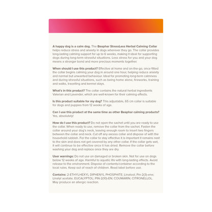 Beaphar Calming Dog Collar