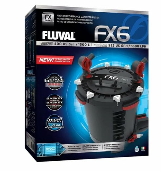 Fluval FX6 External Canister Filter, up to 1500 L
