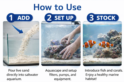 CaribSea Ocean Direct Natural Live Sand