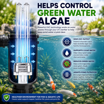 Aquacadabra U.Vanquish PLS 13W UV Replacement Bulb Single Lug & Twin Lug Pond UV