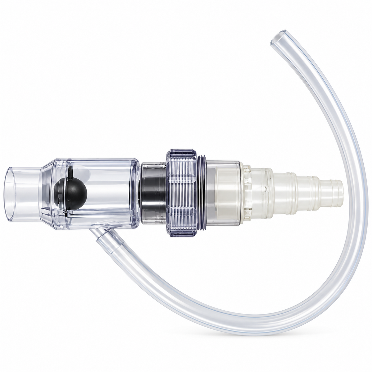 Yamitsu Air Storm Venturi & Clear Hosetail Pond Koi Aeration Connector