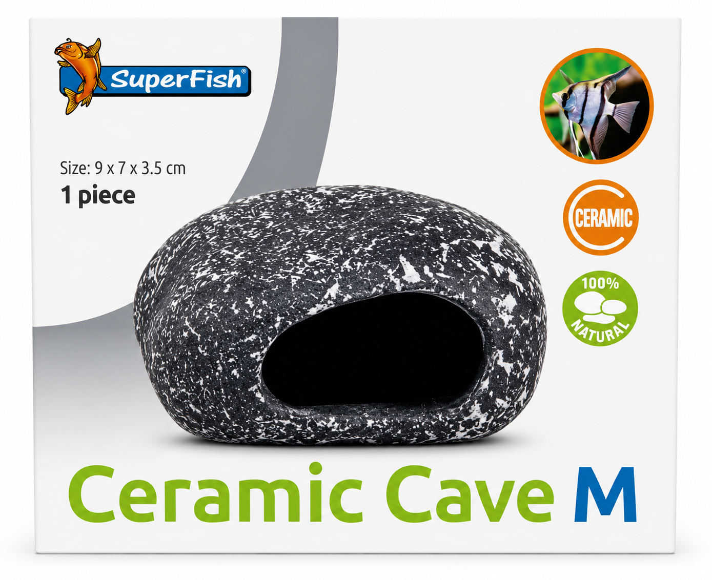 Superfish Ceramic Caves Shrimp Fish Fry Hides Aquarium Tank Decoration