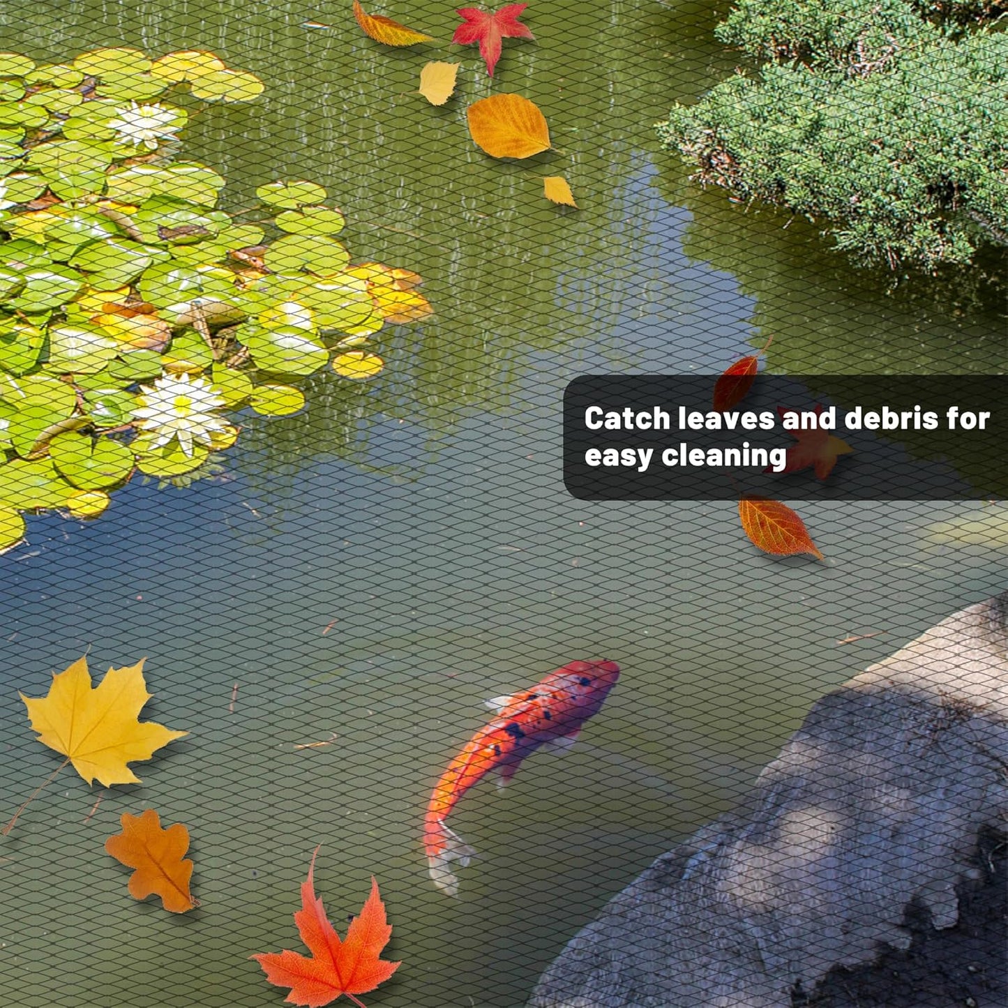 Bermuda Pond Net Cover Koi Fish Protection