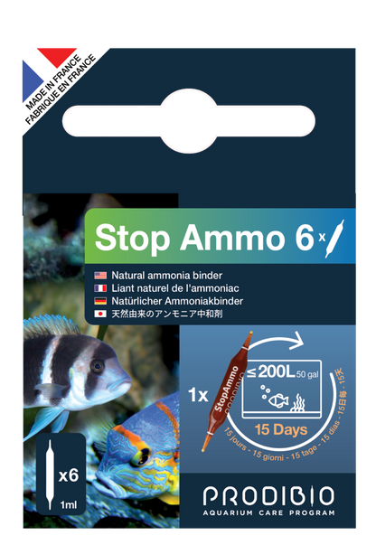 Prodibio Stop Ammo, Aquarium Ammonia Treatment
