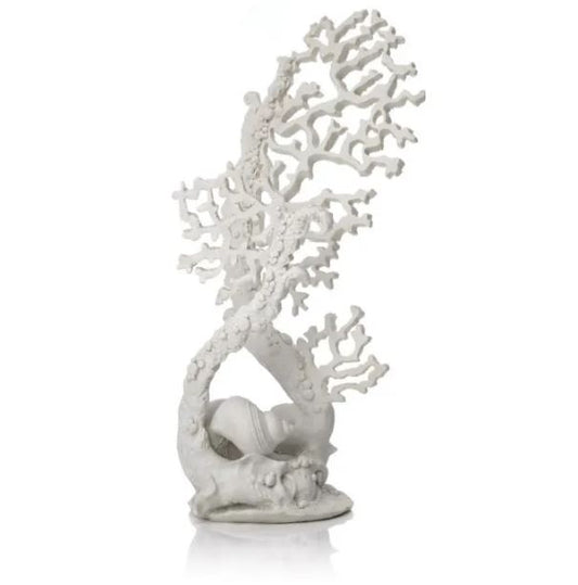 biOrb Fan Coral Ornament White Medium 