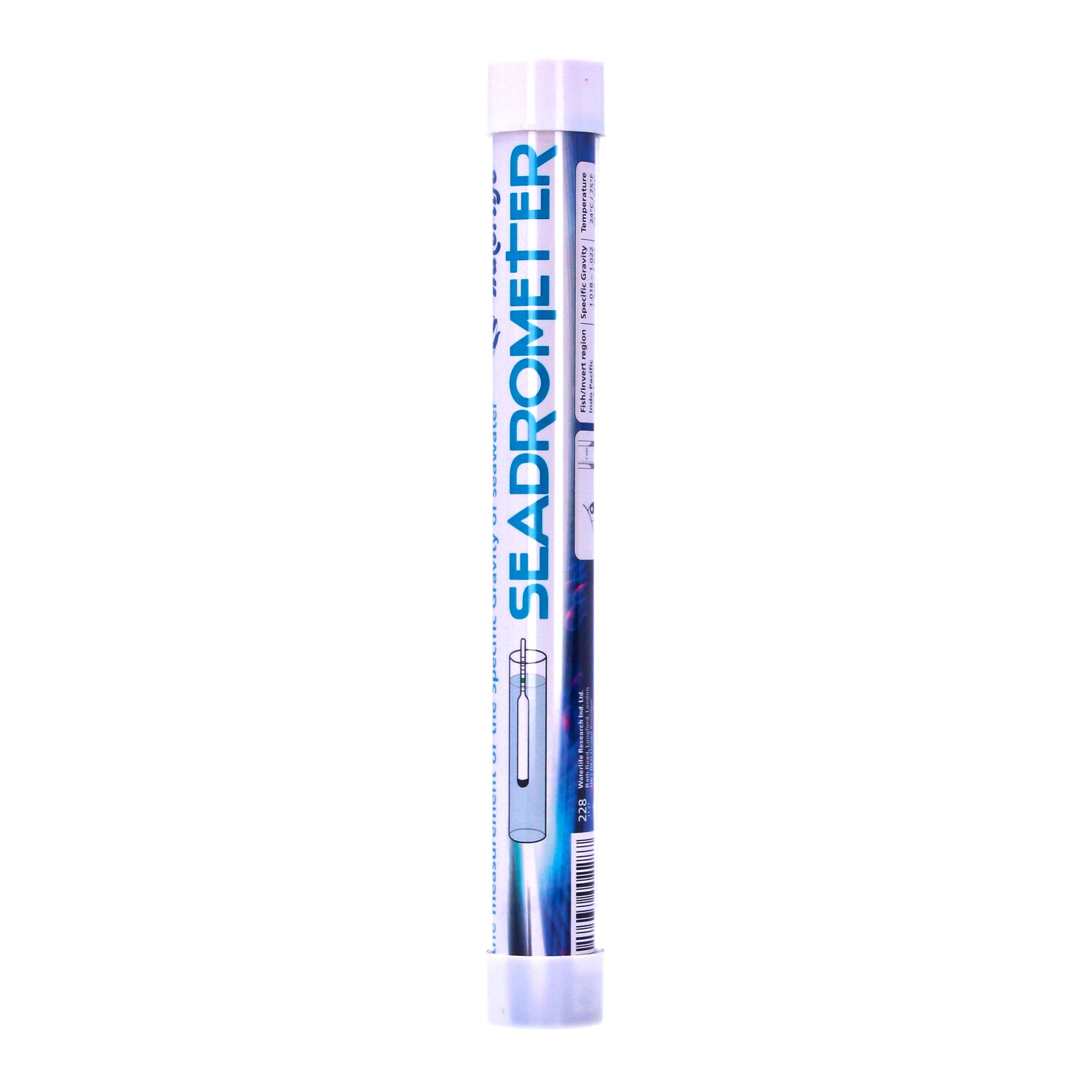 Waterlife Hydrometer SeaDrometer Marine Reef Salt Water Specific Gravity Tester