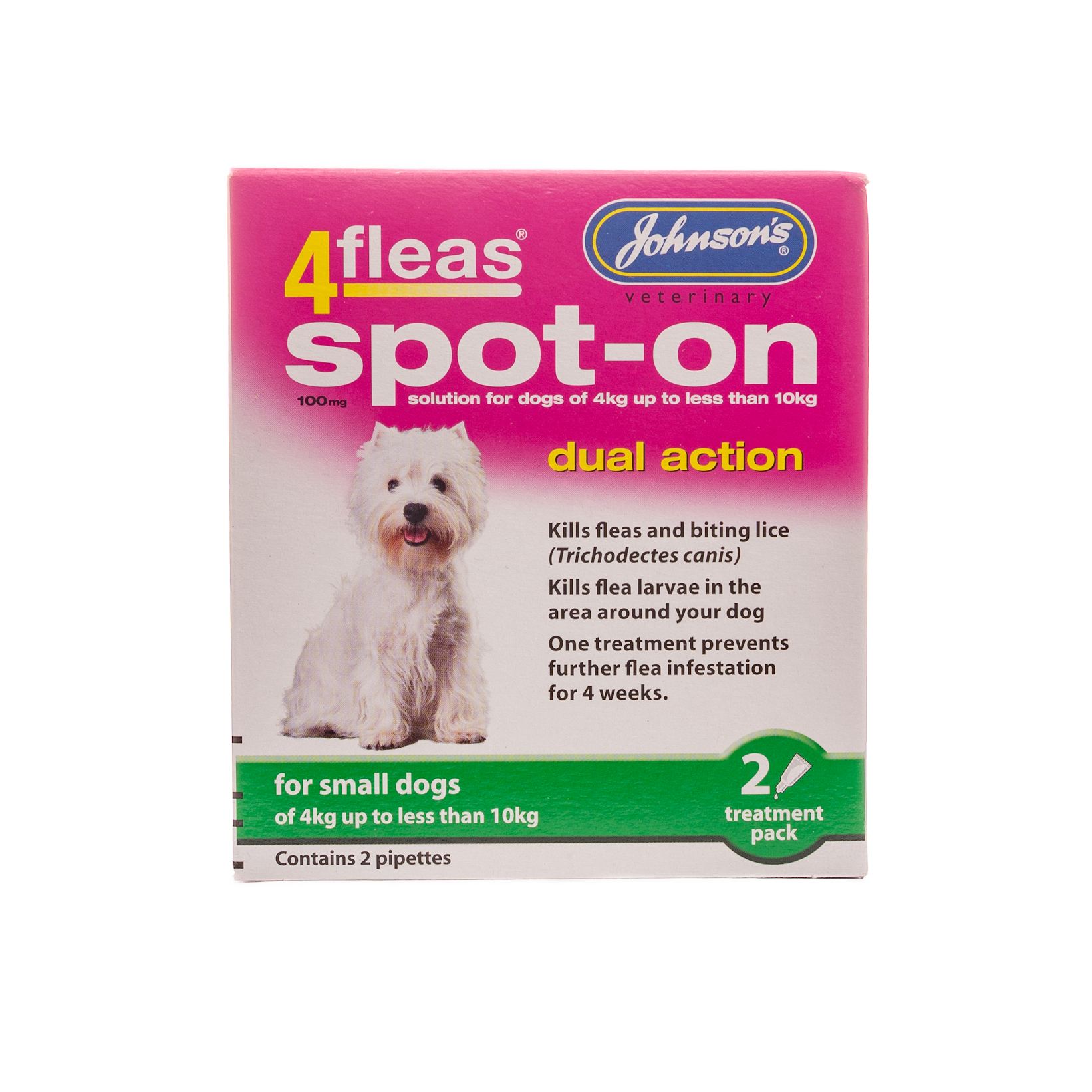 4fleas Spot-On Dual Action Flea Treatment for Dogs