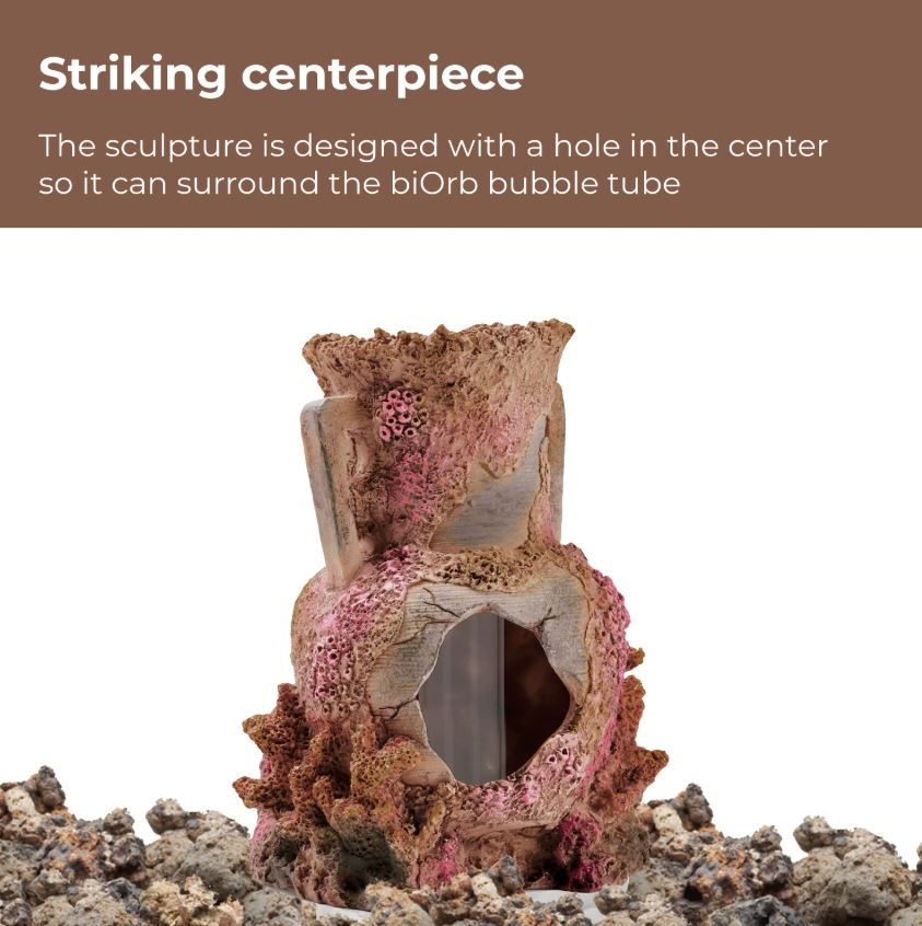 Oase biOrb Aquarium Fish Tank Decor Set 15L Lost Vase 