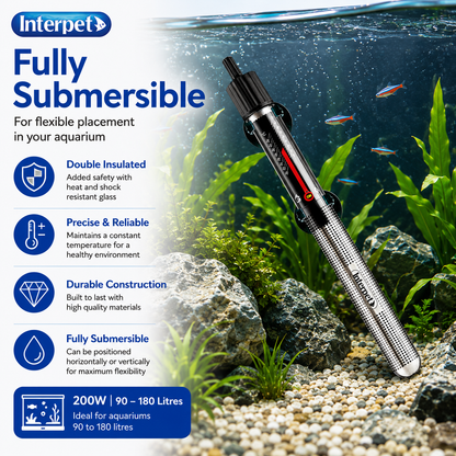 The Interpet Deltatherm 200W Aquarium Heater
