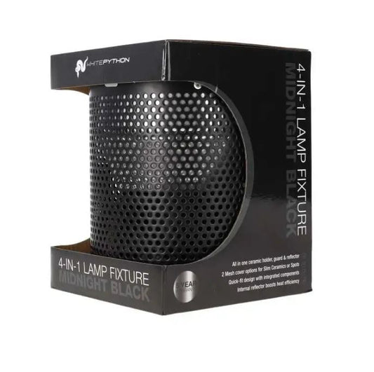 White Python 4-in-1 Lamp Fixture Black