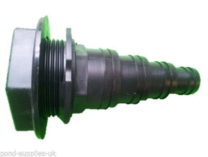 1.5" Threaded Hosetail & Nut x5 Pond Pump Filter Hose Connector Adapter