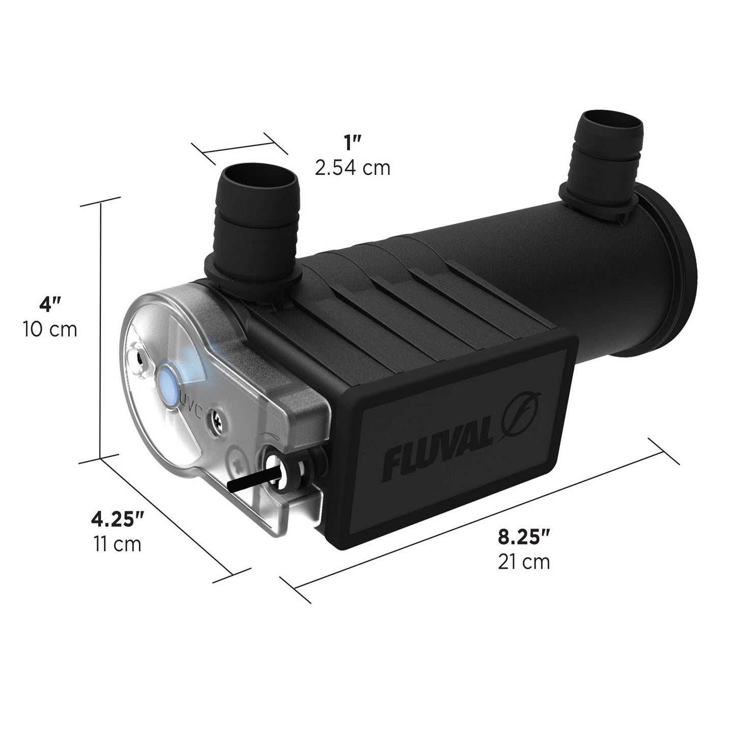 Fluval FX UVC In-Line Clarifier 6W