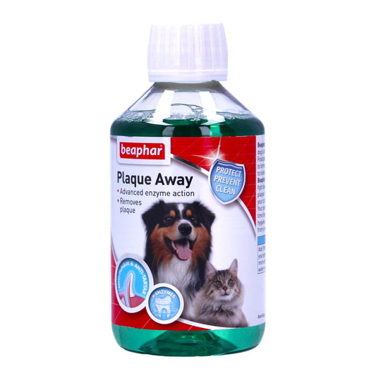 Beaphar Plaque Away Cat Dog Dental Care Water Additive Damaged Lid