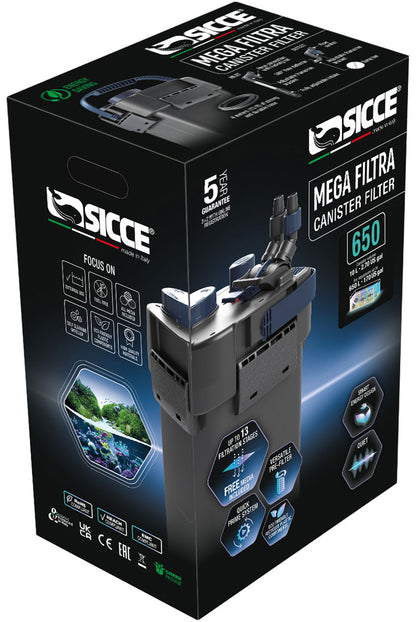 SICCE Mega Filtra External Aquarium Fish Tank Filter