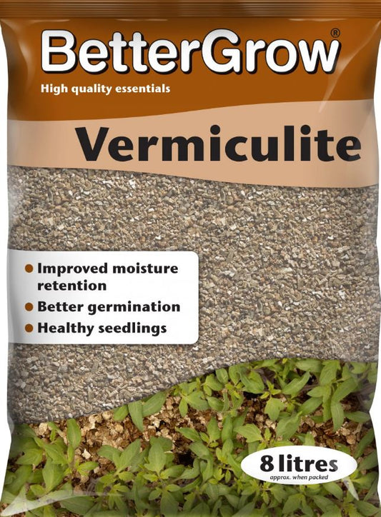 Growth Techonlogy BetterGrow Vermiculite – 3L or 8L for Seeds & Moisture