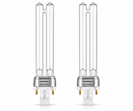 Aquacadabra 13W PLS UV Replacement Bulbs 2 Pack Single Twin Lug Pond UVC