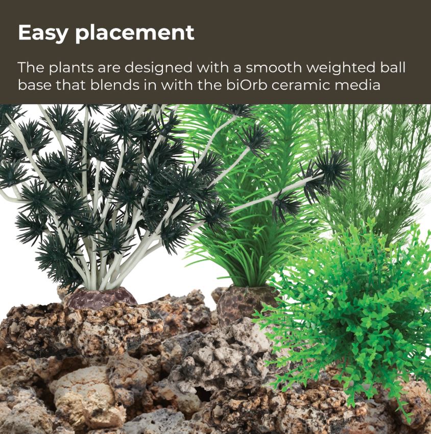 Oase biOrb Aquarium Fish Tank Decor Set 15-30L Volcanic Stone