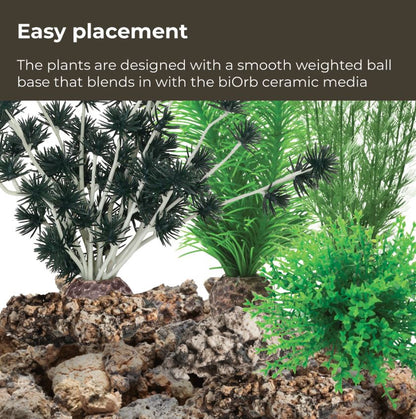 Oase biOrb Aquarium Fish Tank Decor Set 15-30L Volcanic Stone