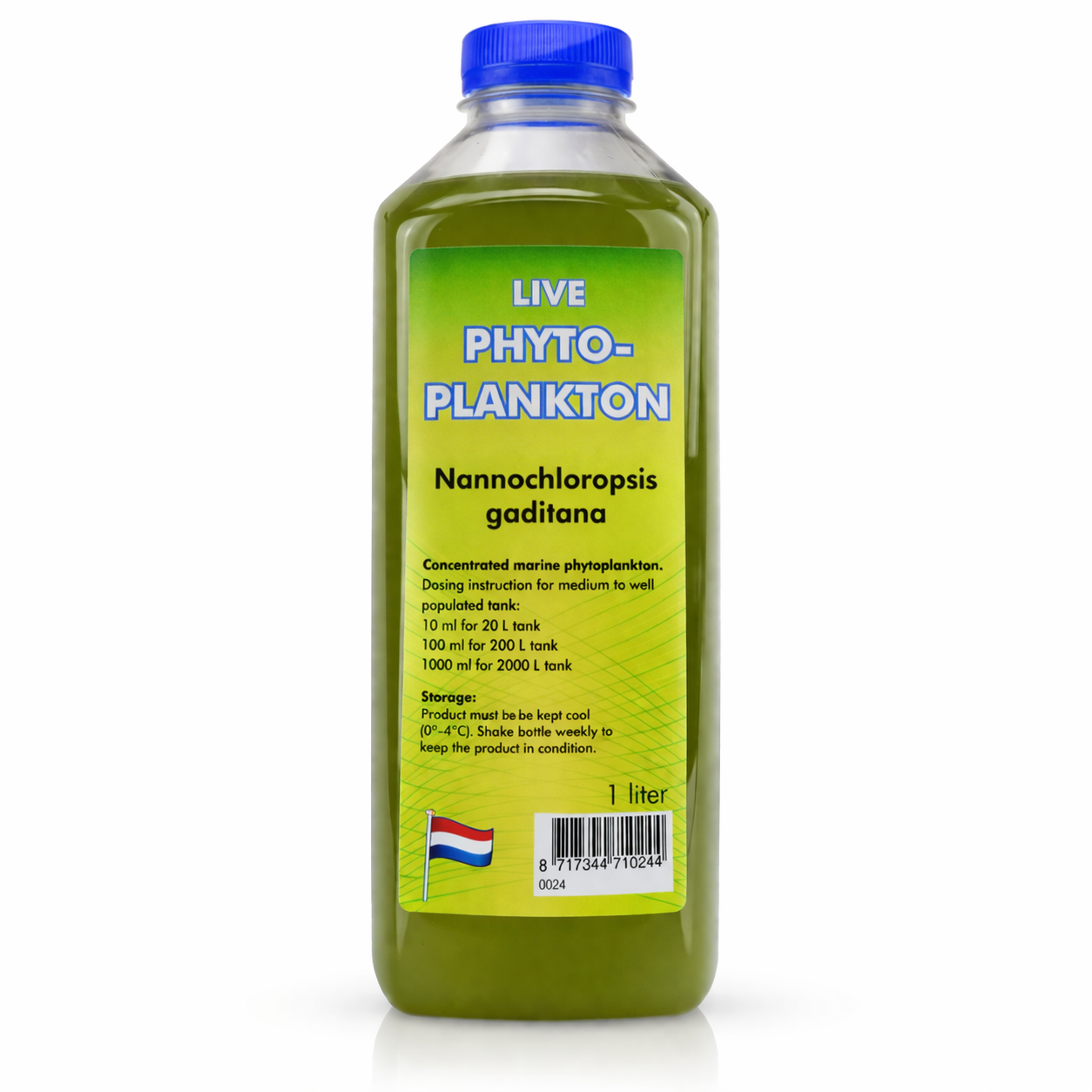 Nannochloropsis Gaditana Phytoplankton 1000ml Fish Larvae Feed EPA Rich