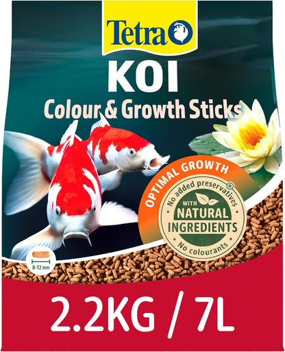 Tetra Pond Koi Sticks Colour and Growth
