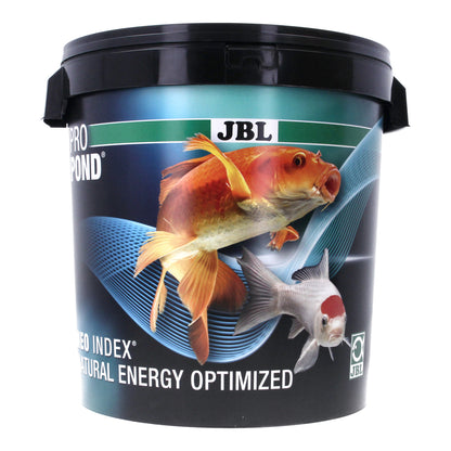JBL ProPond All Seasons Pond Food Floating Sticks Pearls 5.8kg with Storage Bucket