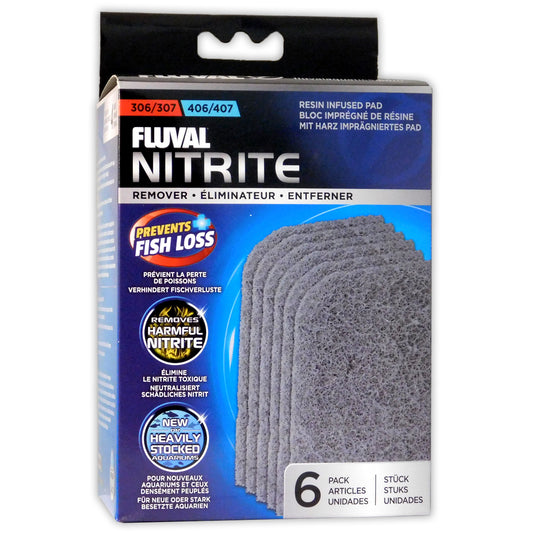 Fluval Nitrite Remover Pads for 307 & 407 Filters (6 Pack)