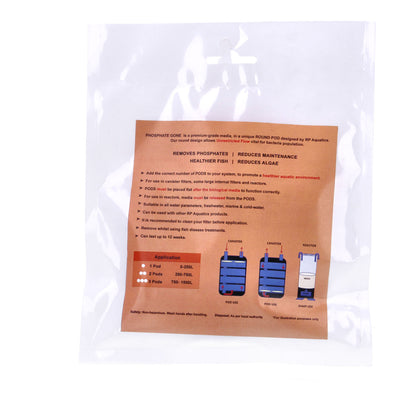 RP Aquatics Water Treatment Pods – Ammonia, Nitrate, Phosphate, Carbon