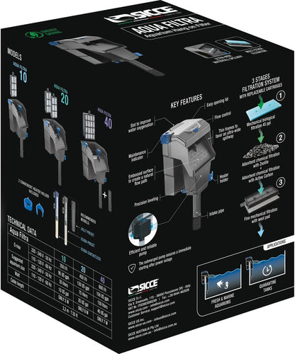 SICCE Aqua Filtra Hang-On Aquarium Filters