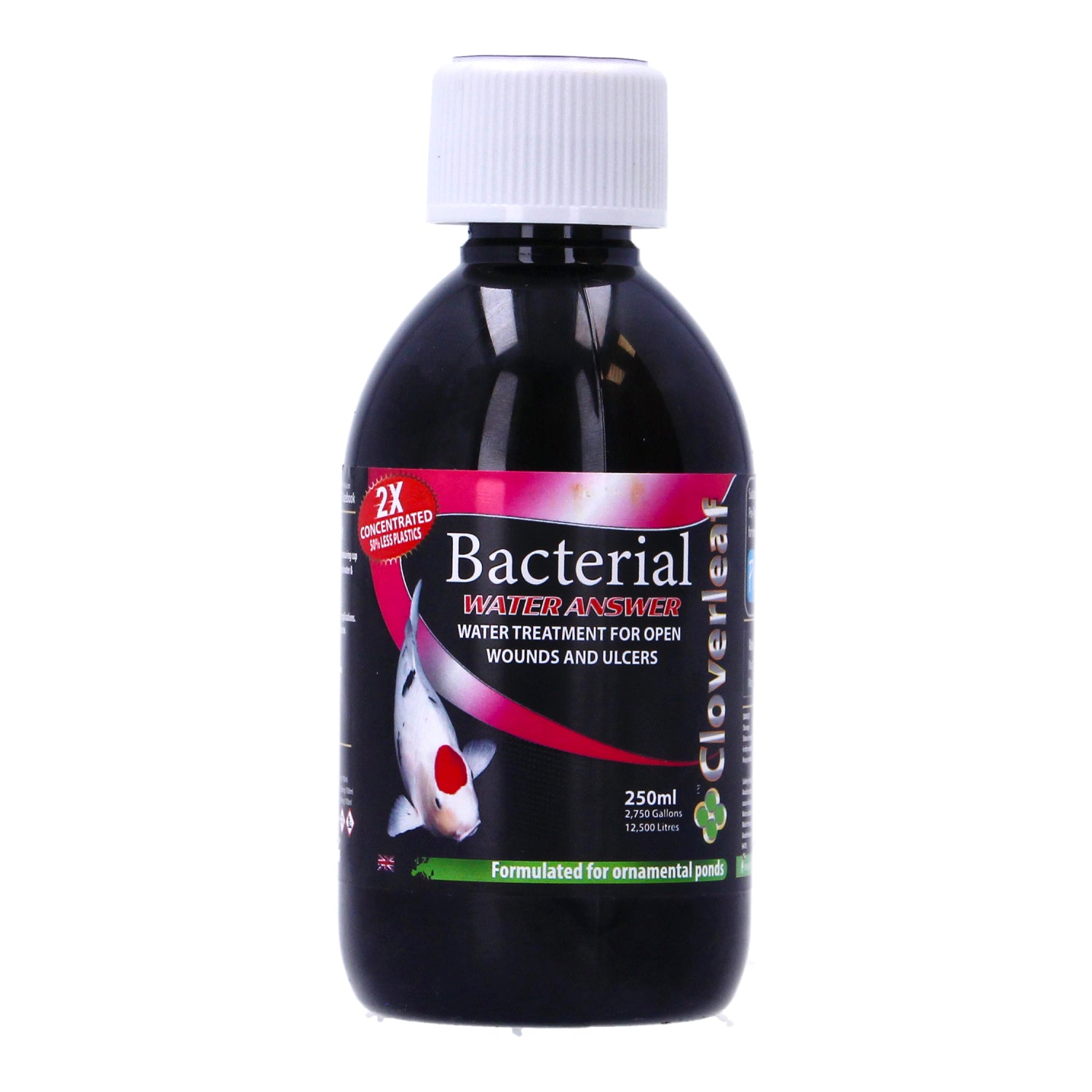 Cloverleaf Bacterial Water Answer Pond Fish Treatment Koi 250ml & 500ml