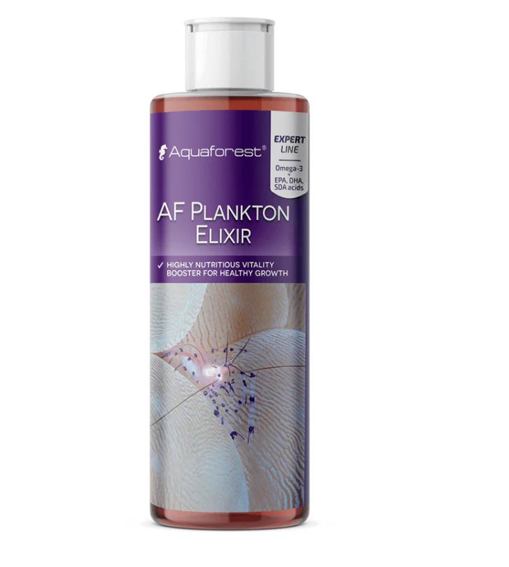 Aquaforest Plankton Elixir Premium Liquid Reef Food Omega-3 Coral Growth 250ml